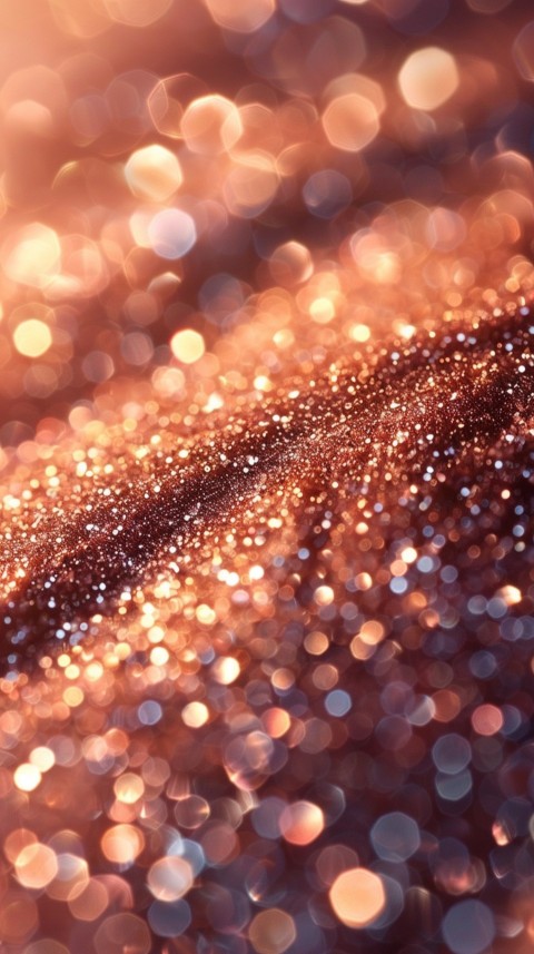 A photo of sparkling glitter in gold and rose gold pastel colors (19)