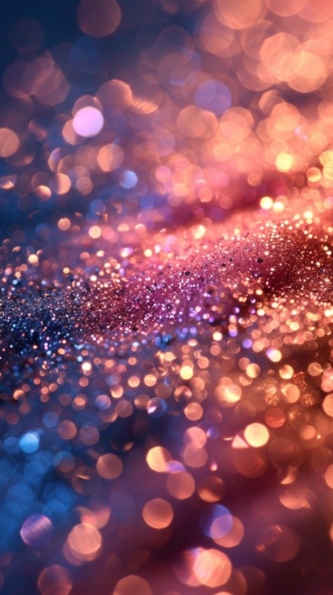 A photo of sparkling glitter in gold and rose gold pastel colors (30)