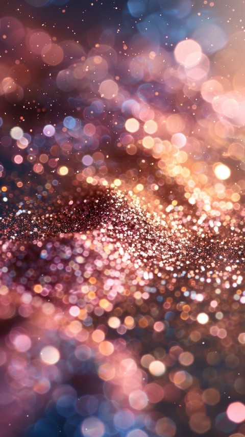 A photo of sparkling glitter in gold and rose gold pastel colors (10)