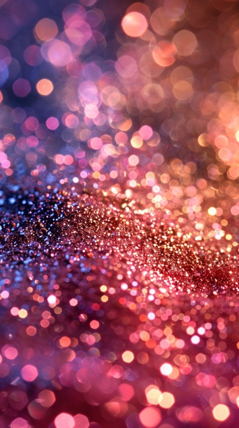 A photo of sparkling glitter in gold and rose gold pastel colors (3)