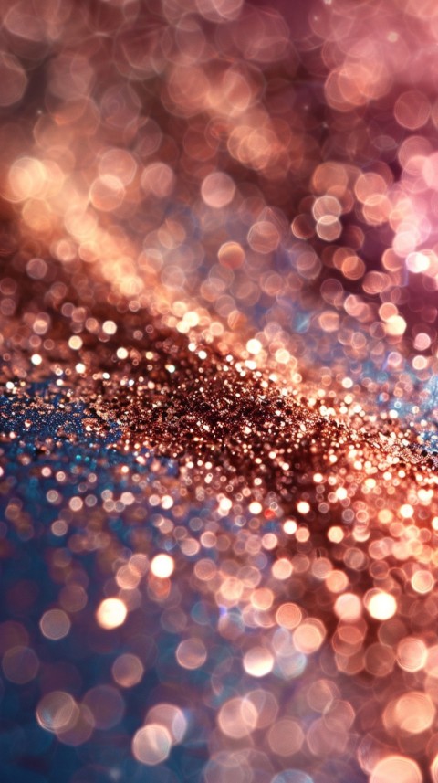 A photo of sparkling glitter in gold and rose gold pastel colors (14)