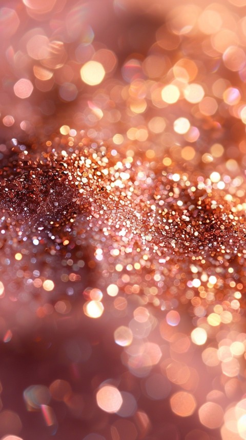 A photo of sparkling glitter in gold and rose gold pastel colors (21)