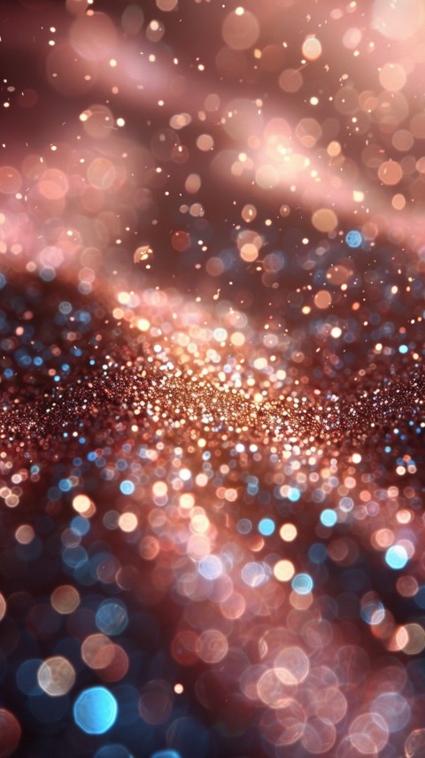 A photo of sparkling glitter in gold and rose gold pastel colors (5)