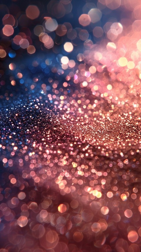 A photo of sparkling glitter in gold and rose gold pastel colors (11)