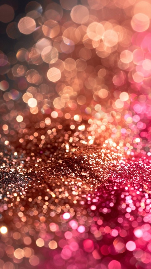 A photo of sparkling glitter in gold and rose gold pastel colors (28)