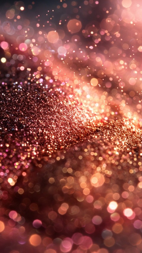 A photo of sparkling glitter in gold and rose gold pastel colors (22)