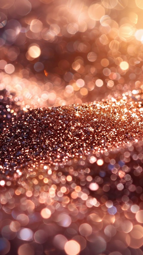 A photo of sparkling glitter in gold and rose gold pastel colors (16)