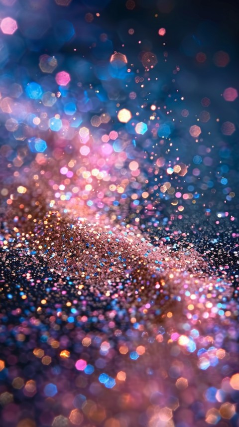 A photo of sparkling glitter in gold and rose gold pastel colors (57)