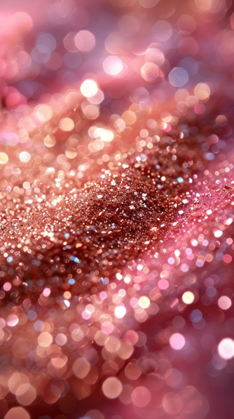 A photo of sparkling glitter in gold and rose gold pastel colors (46)