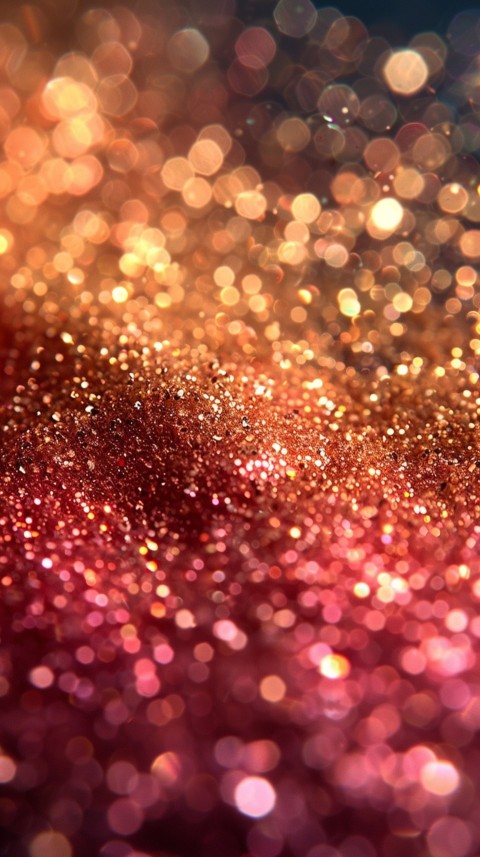 A photo of sparkling glitter in gold and rose gold pastel colors (31)