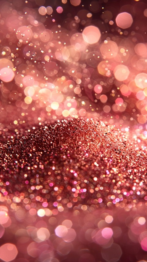 A photo of sparkling glitter in gold and rose gold pastel colors (33)