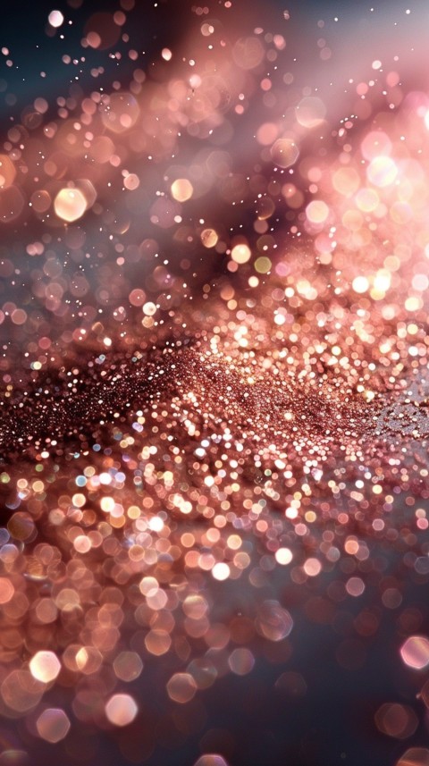 A photo of sparkling glitter in gold and rose gold pastel colors (47)