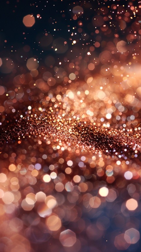 A photo of sparkling glitter in gold and rose gold pastel colors (41)