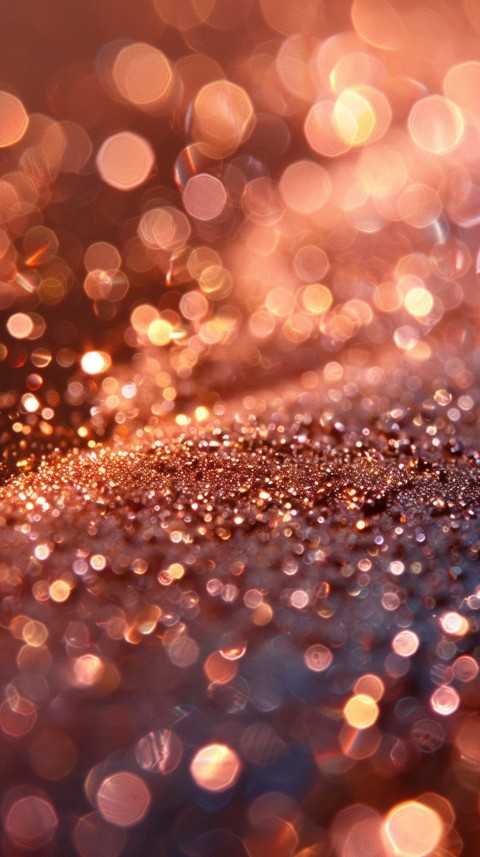 A photo of sparkling glitter in gold and rose gold pastel colors (44)