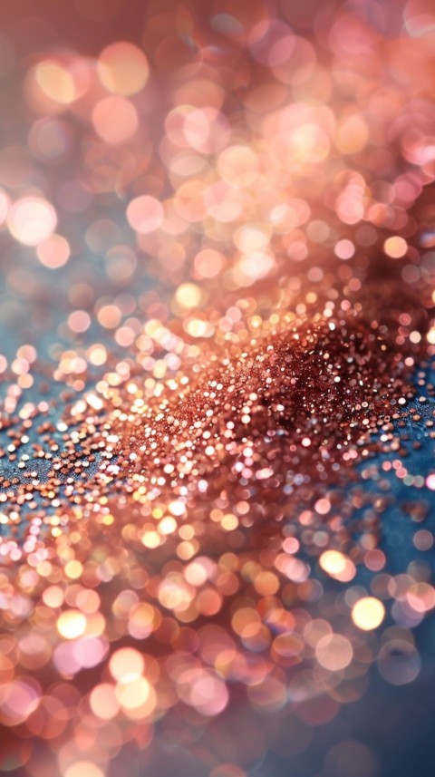 A photo of sparkling glitter in gold and rose gold pastel colors (62)