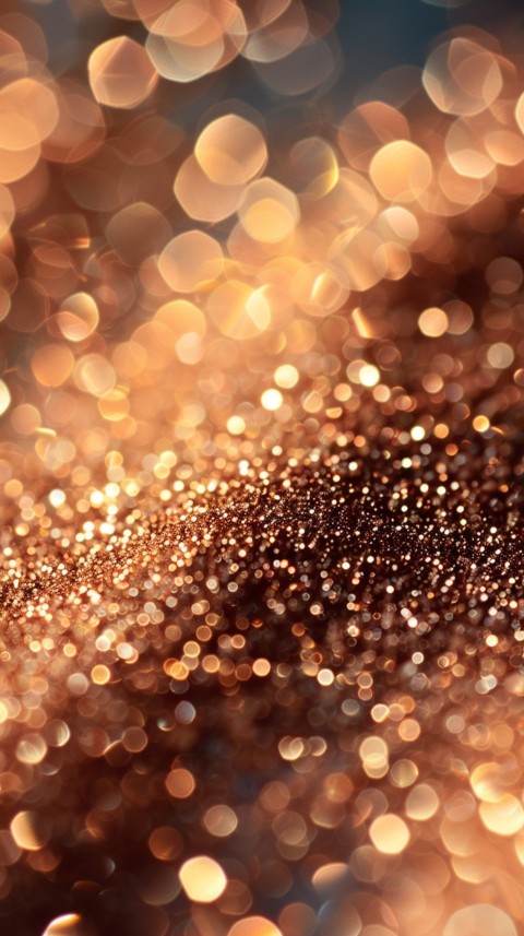 A photo of sparkling glitter in gold and rose gold pastel colors (80)