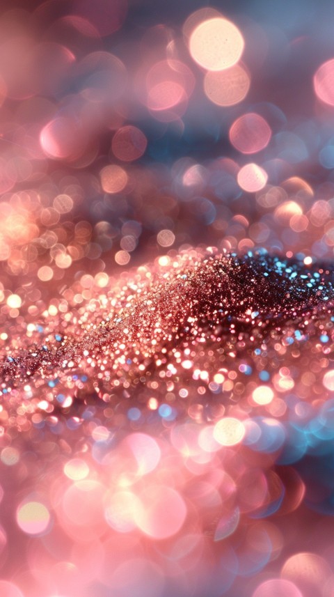 A photo of sparkling glitter in gold and rose gold pastel colors (63)