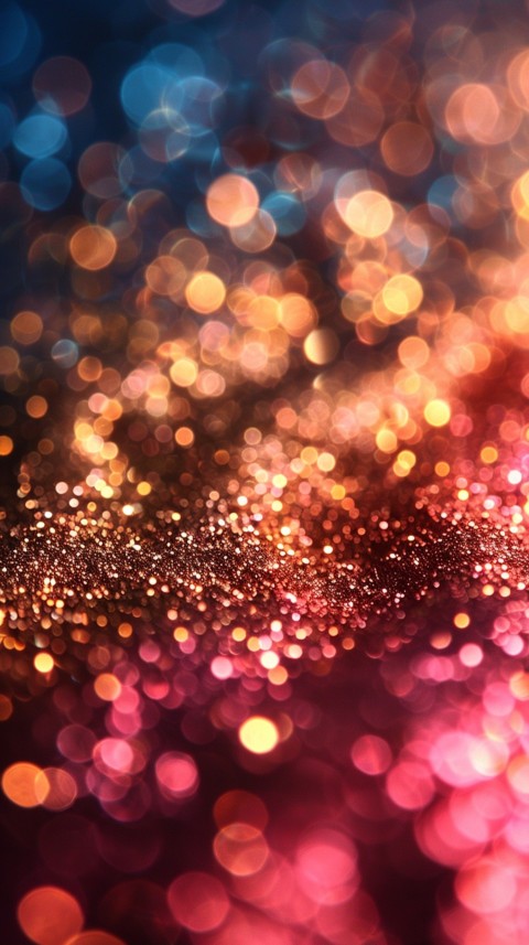 A photo of sparkling glitter in gold and rose gold pastel colors (77)