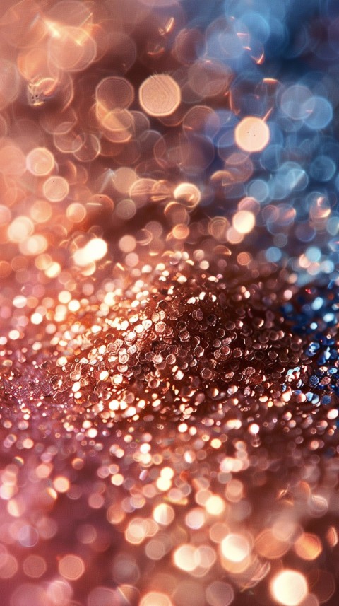 A photo of sparkling glitter in gold and rose gold pastel colors (68)