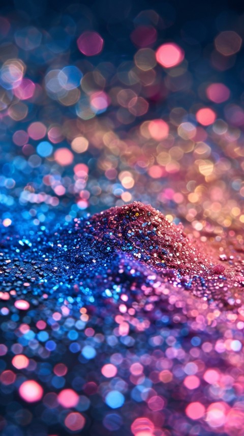 A photo of sparkling glitter in mermaid colors (19)