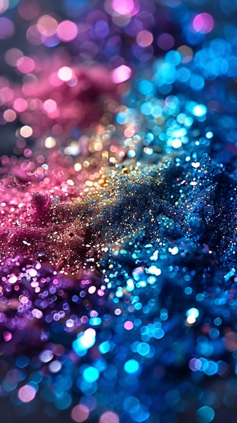 A photo of sparkling glitter in mermaid colors (33)