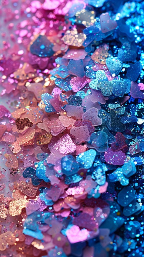 A photo of sparkling glitter in mermaid colors (23)