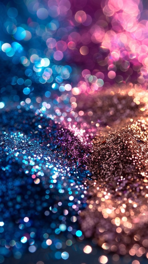 A photo of sparkling glitter in mermaid colors (52)