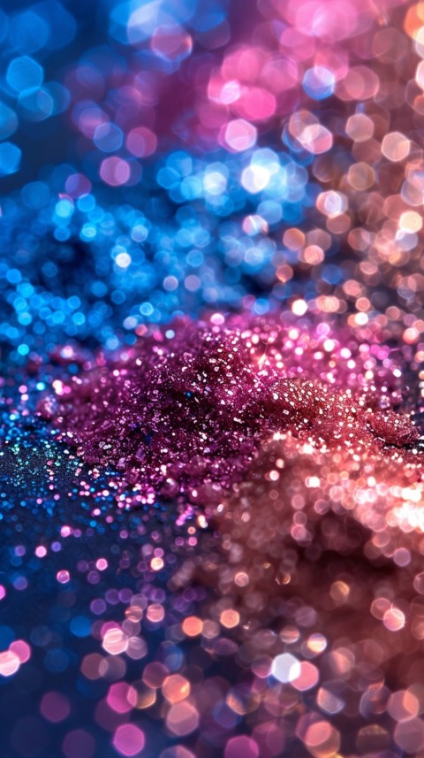 A photo of sparkling glitter in mermaid colors (75)