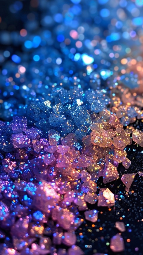 A photo of sparkling glitter in mermaid colors (51)