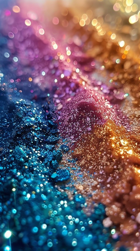 A photo of sparkling glitter in mermaid colors (54)