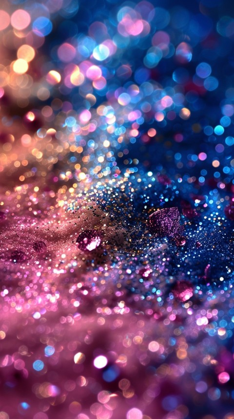 A photo of sparkling glitter in mermaid colors (53)