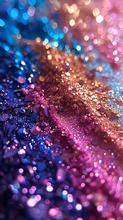 A photo of sparkling glitter in mermaid colors (74)