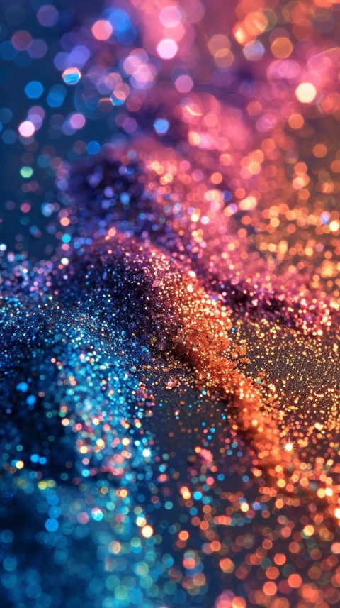 A photo of sparkling glitter in mermaid colors (62)