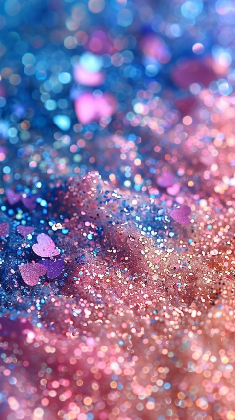 A photo of sparkling glitter in mermaid colors (76)