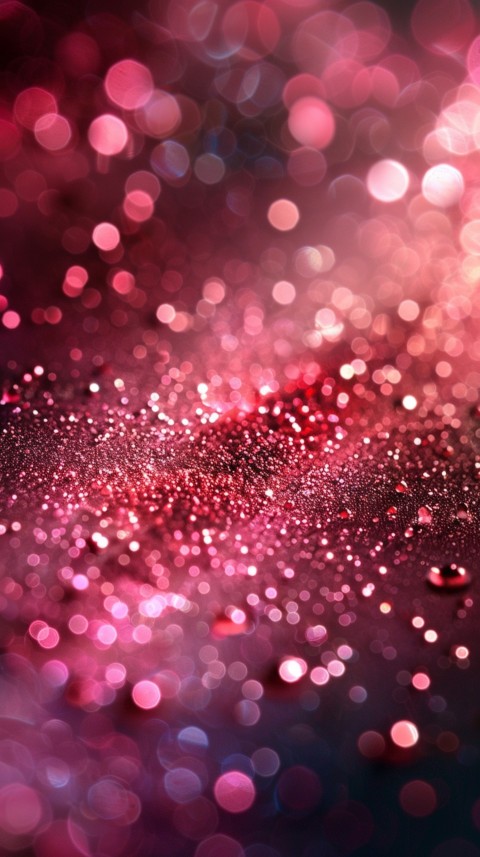 A photo of sparkling glitter in pink and red pastel colors aesthetic (12)