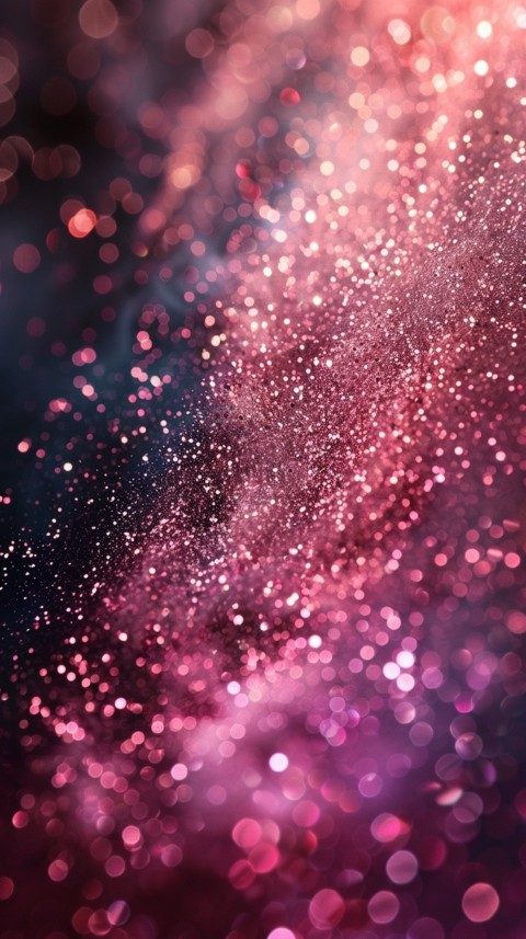 A photo of sparkling glitter in pink and red pastel colors aesthetic (15)