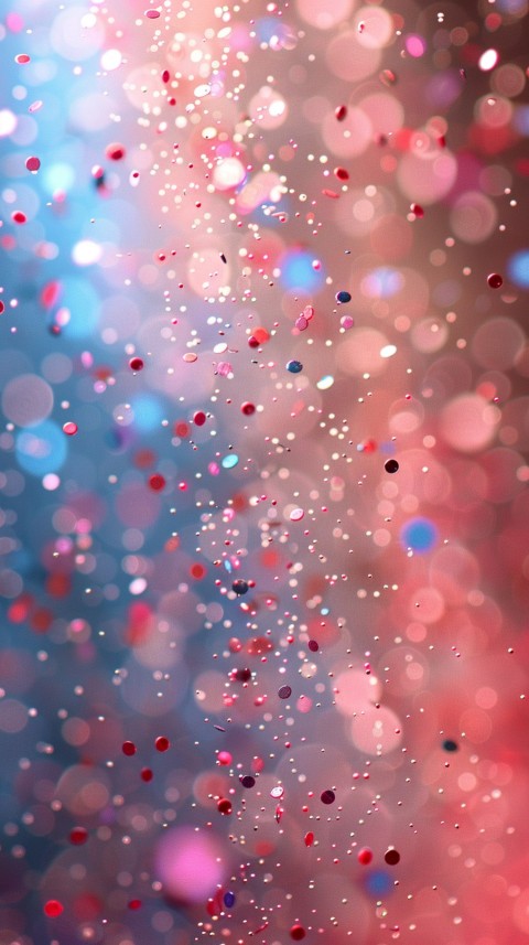 A photo of sparkling glitter in pink and red pastel colors aesthetic (5)