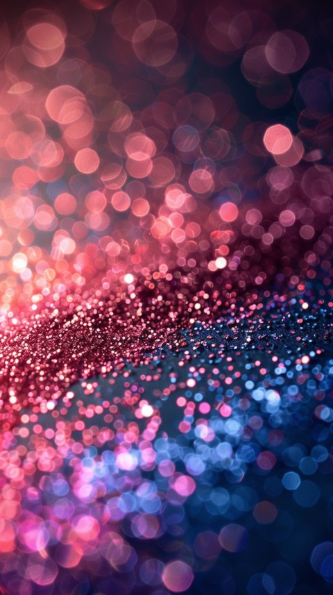 A photo of sparkling glitter in pink and red pastel colors aesthetic (109)