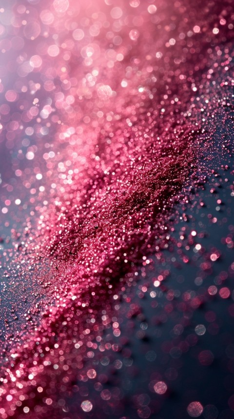 A photo of sparkling glitter in pink and red pastel colors aesthetic (154)