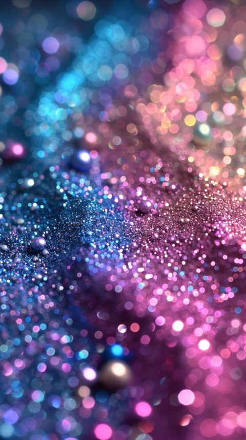 A photo of sparkling glitter in rainbow pastel colors aesthetic (53)