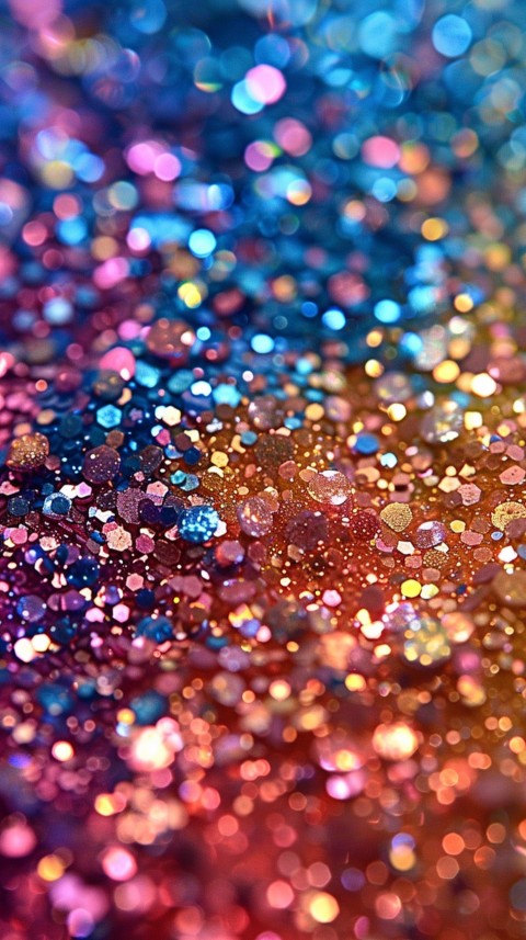 A photo of sparkling glitter in rainbow pastel colors aesthetic (61)