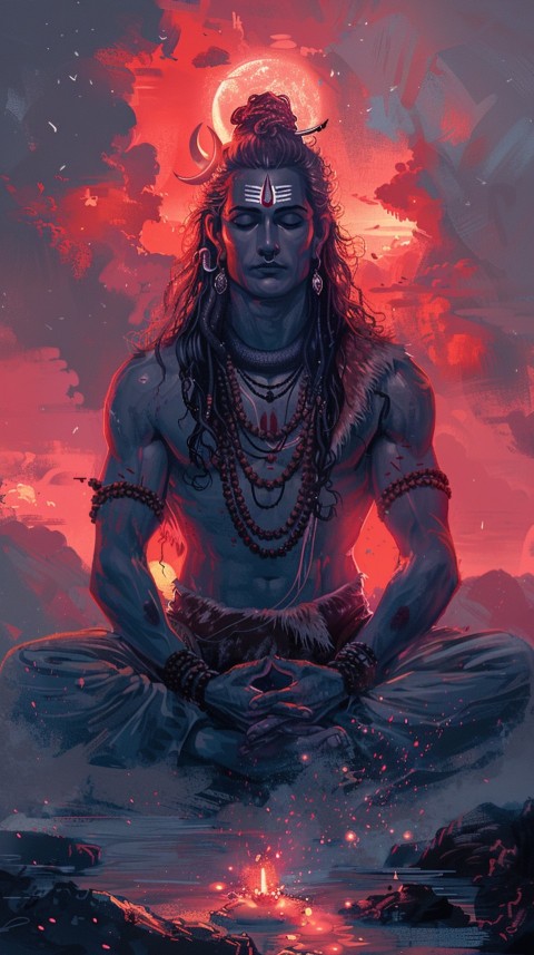 Mahadev Shiva Lord Hara Hindu Aesthetic (155)