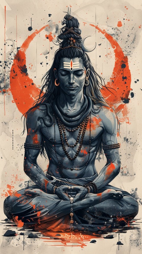 Mahadev Shiva Lord Hara Hindu Aesthetic (211)