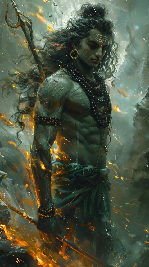 Mahadev Shiva Lord Hara Hindu Aesthetic (250)