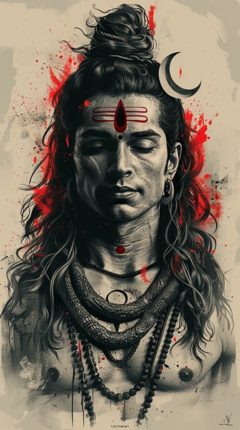 Mahadev Shiva Lord Hara Hindu Aesthetic (252)