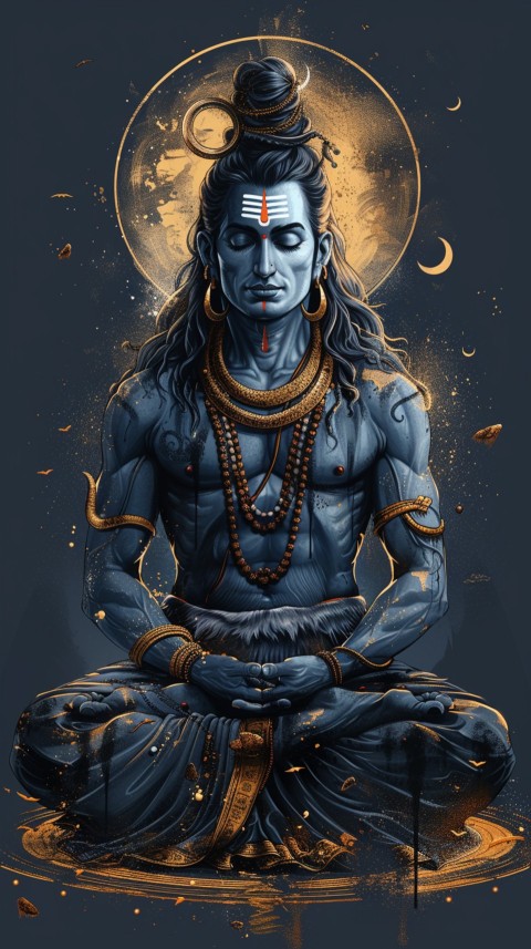 Mahadev Shiva Lord Hara Hindu Aesthetic (305)