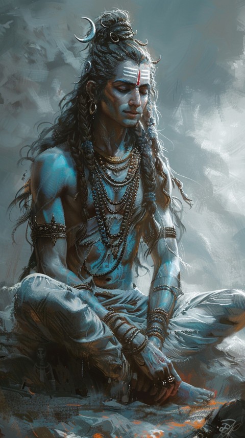 Mahadev Shiva Lord Hara Hindu Aesthetic (320)