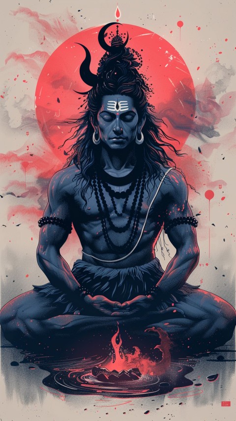 Mahadev Shiva Lord Hara Hindu Aesthetic (313)