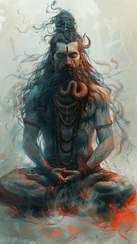 Mahadev Shiva Lord Hara Hindu Aesthetic (329)