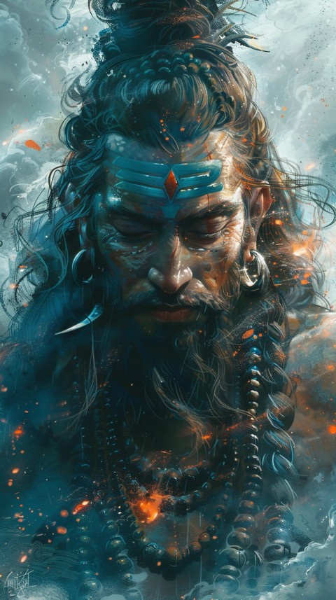 Mahadev Shiva Lord Hara Hindu Aesthetic (323)